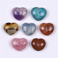 Chakra Gemstone Heart Set