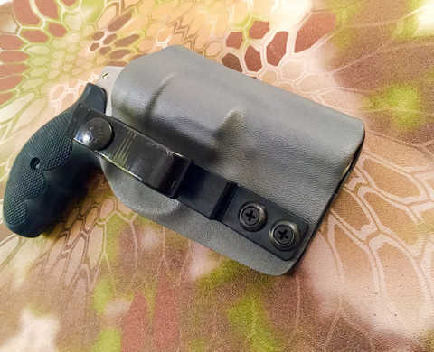Our Ultimate IWB for a Smith & Wesson Short Barrel J-Frame with a tuckable soft loop.