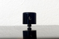 Fluid Mods - "Convergent Cap, Black POM (Delrin)" shown attached to Convergent RDA, which is NOT included in this sale. This sale is ONLY for the black Delrin top cap.