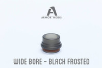 Armor Mods - "Drip Tip 2.0 Wide Bore for Armor RDA, Black Frosted"