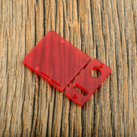Delro Door & Button Plate Set, 2-Slot, Scarlet Haze