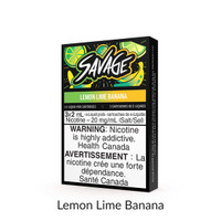 STLTH Savage - "Lemon Lime Banana 2% (3 Pack)"