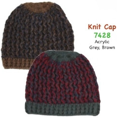 Women's Knit Beanie Cap, mixed colors