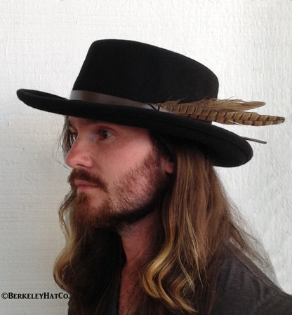 mens hat feathers