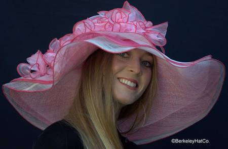 Pink Derby Bridal Shower Hat