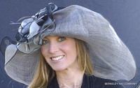 Black and Grey MultiColored Kentucky Derby Hat