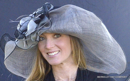 Black and Grey MultiColored Kentucky Derby Hat