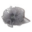 Ruffles and Pearls Year Round Church Hat in grey