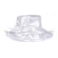White Packable Triple Crown Derby Hat.