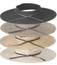 Color Swatch of Crownless  Hat Top to Bottom- Black,