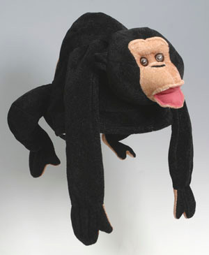 plush monkey hat