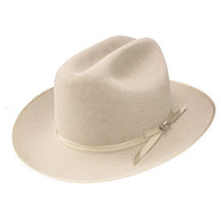 Stetson Open Road Cowboy Hat in Silverbelly