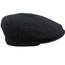 IR85 charcoal donegal tweed cap side