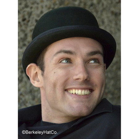narrow brim hat