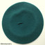 Parkhurst Canadian Basque Beret in Teal Blue-Green