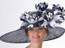 Navy and White Southern Spring Derby Hat