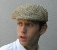 Ascot Cap in Seagrass Straw