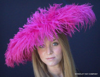 Pink Fantastic Feather Fascinator for the Kentucky Derby