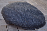 Irish Wool Grey Driving Flat Cap