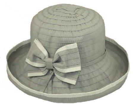Packable Ribbon Hat with Bow