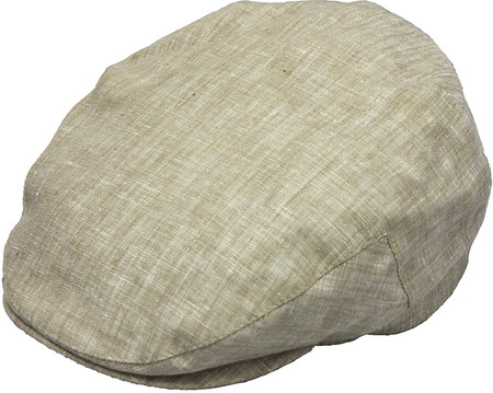 Linen Ivy Cap with Cotton Lining in beige