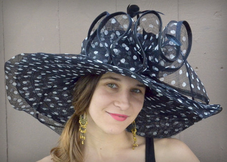 wide brim derby hat