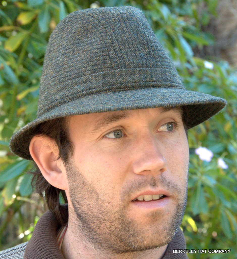 irish donegal tweed walking hat