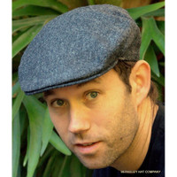 Fine Weave Donegal Driving Cap II Charcoal