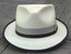 Front view of the Easton Shantung fedora