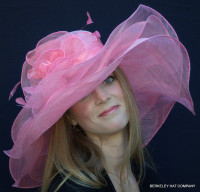 Women's Afternoon Tea Party Hat in Pink