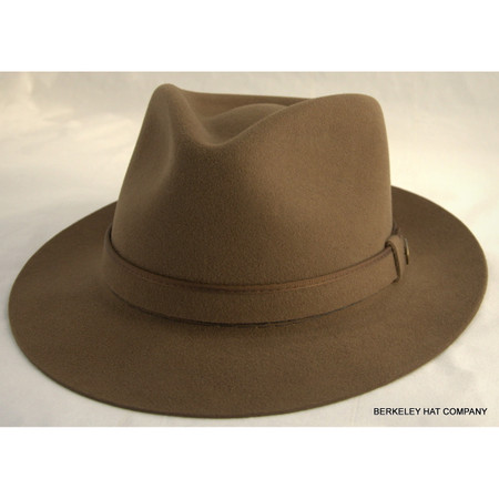 Stetson Belfast Fedora in Walnut Brown