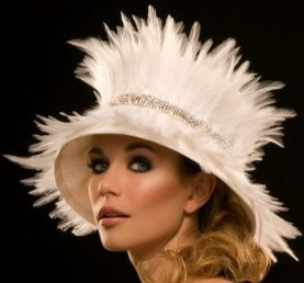 Feather Bell Hat by Arturo Rios