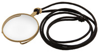 Gold Costume Monacle Eyepiece with cord.