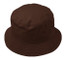 Brown 100% Cotton Bucket Hat