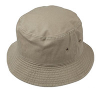 Bucket Hat, 100% Cotton in Tan