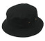 Black Bucket Hat, 100% Cotton