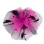 Contrasting Feather Fascinator in black and pink