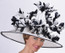 Queen's Favourite Derby Hat in Black and White