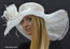 Soft Sinamay Straw Kentucky Derby Hat, White