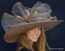 The Finish Line Favorite Hat in Taupe for the Kentucky Derby