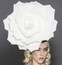 White Rose Fascinator by Arturo Rios