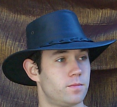 aussie hat leather