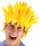 screaming guy in Lightning Bolt Felt Wig
