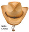 Concho Cowboy Hat in Raffia solid crown
