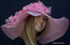 Derby Bridal Shower Hat in Pink and Light Pink.