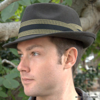 Men's Packable Felt Fedora Hat