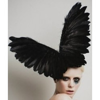 Electra, Black Wings Fascinator Hat by Arturo Rios, as worn by Lady Gaga