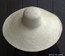 Back-Top View of Wide Brim Panama Hat.