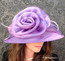 Packable Women's Dress Hat In Lavender.