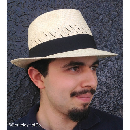 Ventilated Panama Fedora, Natural